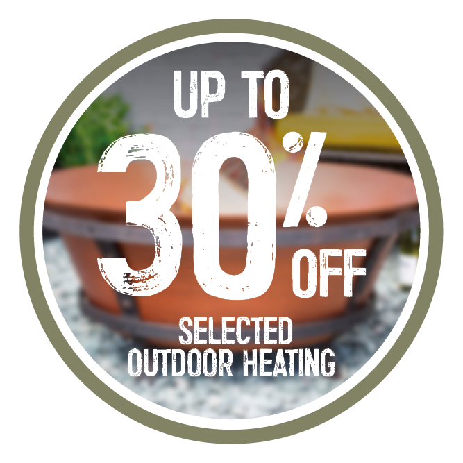 Up To 30% Off Selected Outdoor Heating | Shop Now